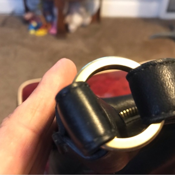 Coach Black Leather Shoulder Bag - Picture 4 of 12